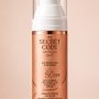 The Secret Code Sun Protection SPF 50+ in a rose-gold 50 ml pump bottle.
