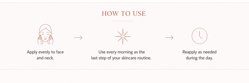 How to use Sun Protection SPF 50+