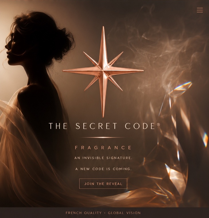 The Secret Code Fragrance - an invisible signature, a new code is coming