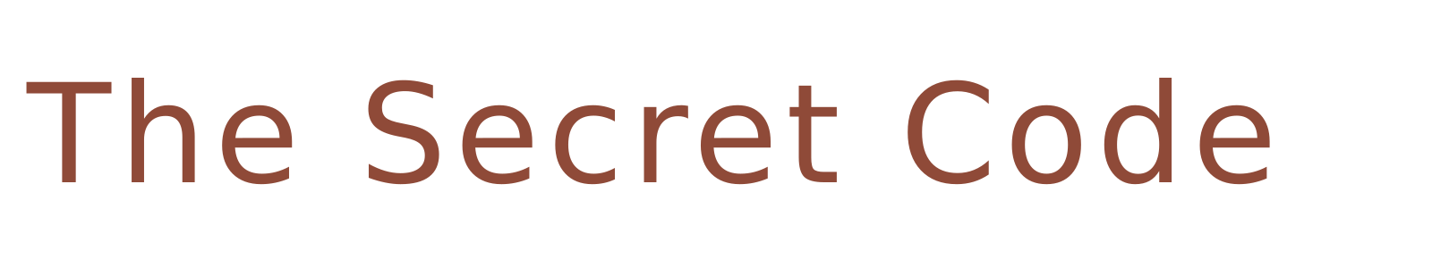 THE SECRET CODE® — Beauty, Unlocked.